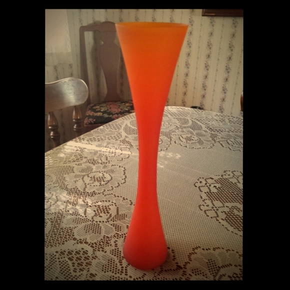 Murano Art Glass Other - Vintage "Murano Sunset 64" satin glass vase